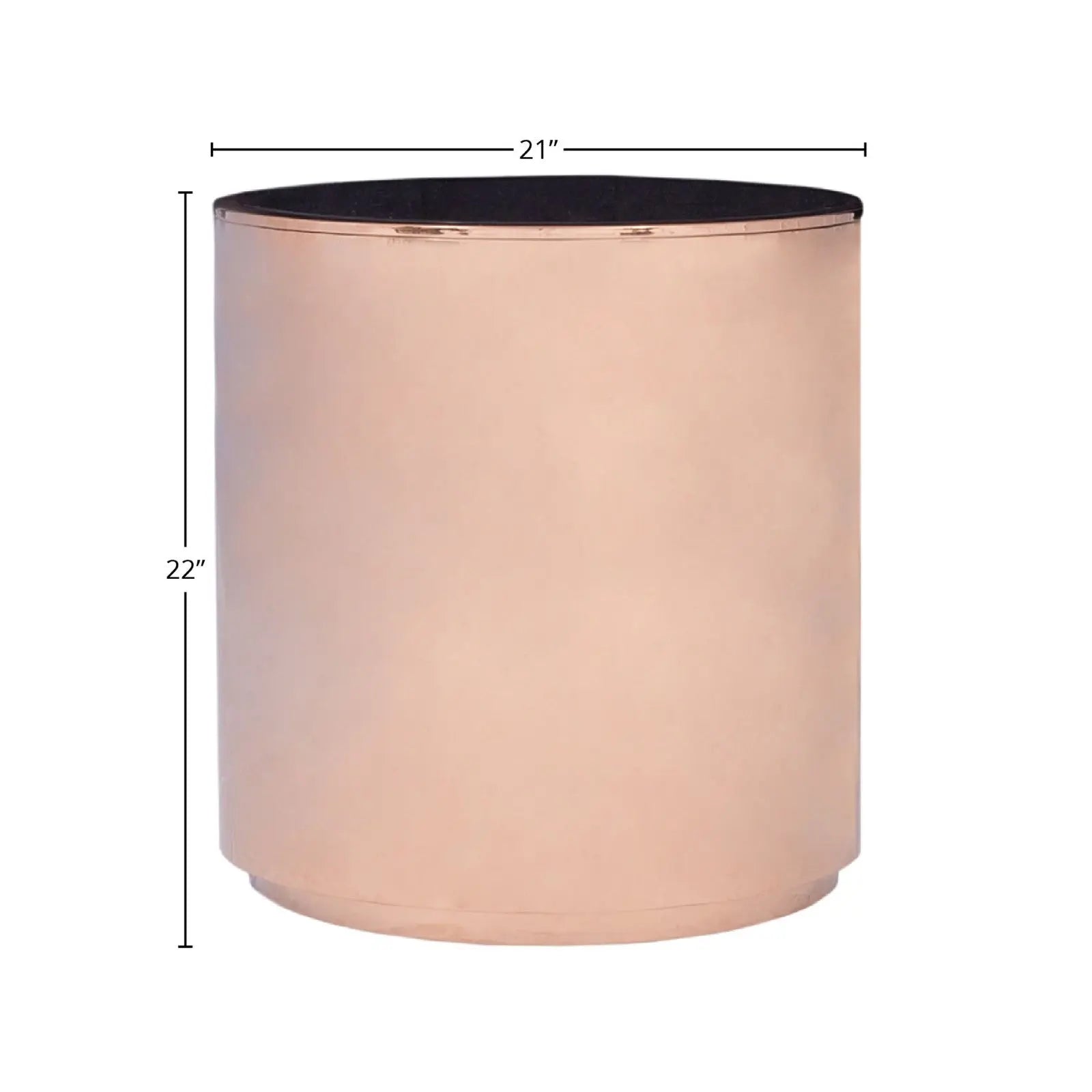 Rose Gold Polished Stainless Steel Base Dlm RG