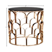 Rose Gold Polished Stainless Steel Base Dlm