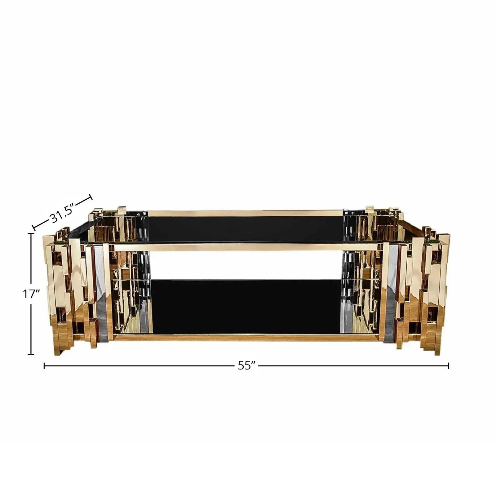 Rec Titanium Gold Polished Stainless Steel Base Dlm RG