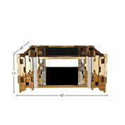 Sq Titanium Gold Polished Stainless Steel Base Polished Stainless Steel Base Stylish Dlm