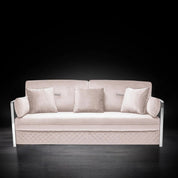 Adagio Silver Beige Modern Sofa Set