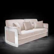 Adagio Silver Beige Stylish Sofa Set
