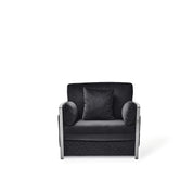 Adagio Silver Black Roberto Grassie Sofa Set