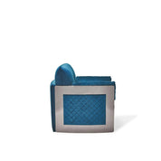 Adagio Silver Dark Blue Roberto Grassie Sofa Set