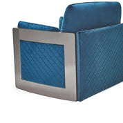 Adagio Silver Dark Blue Roberto Grassie Sofa Set