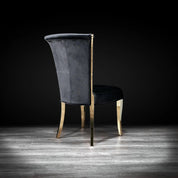 Alanso Gold Black Luxury Dining Chair