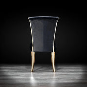 Alanso Gold Black Modern Dining Chair
