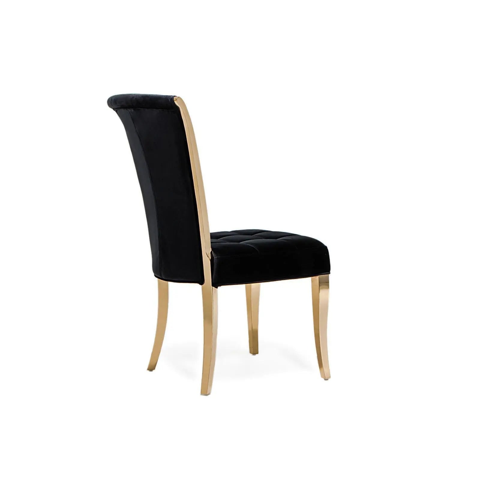 Alanso Gold Black Roberto Grassie Dining Chair