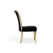 Alanso Gold Black Stylish Dining Chair