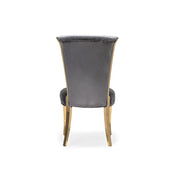 Alanso Gold Gray Luxury Dining Chair
