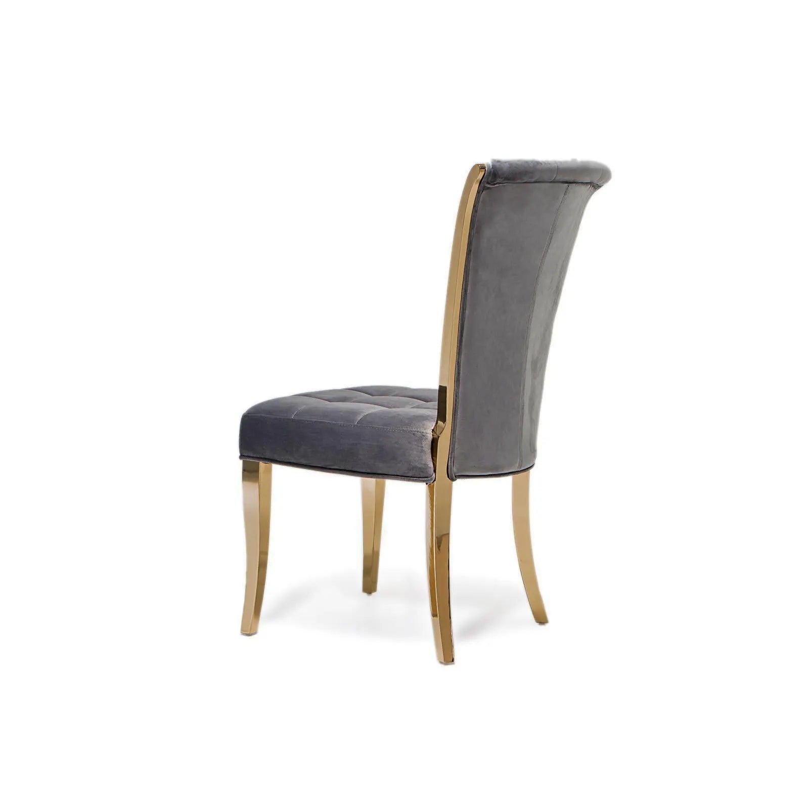 Alanso Gold Gray Roberto Grassie Dining Chair