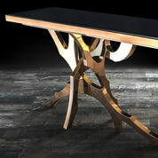 Albero Rose Gold Polished Stainless Steel Base Luxury Console Table RG