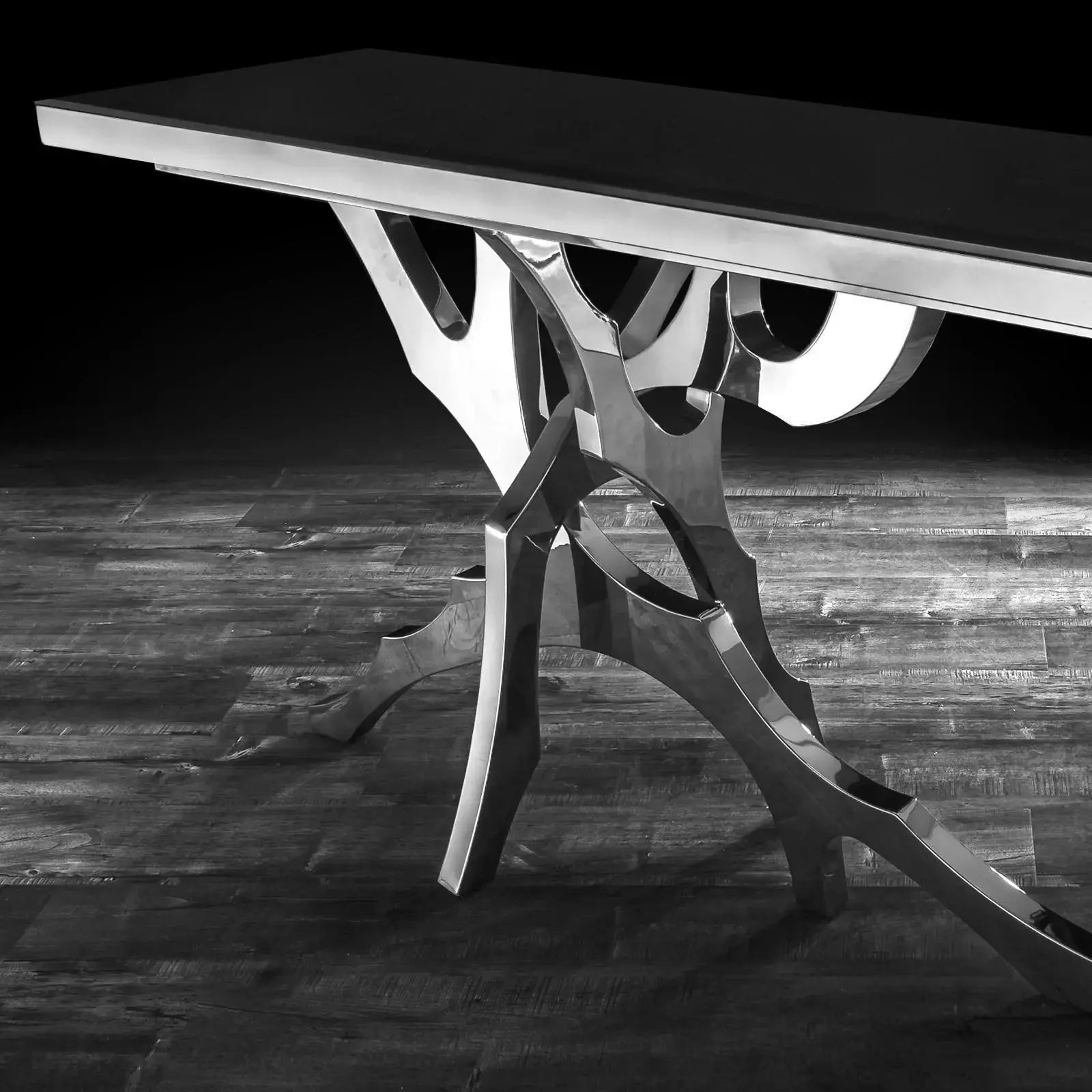 Albero Silver Luxury Console Table