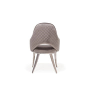 Alegra Silver Gray Luxury Dining Chair