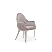 Alegra Silver Gray Modern Dining Chair
