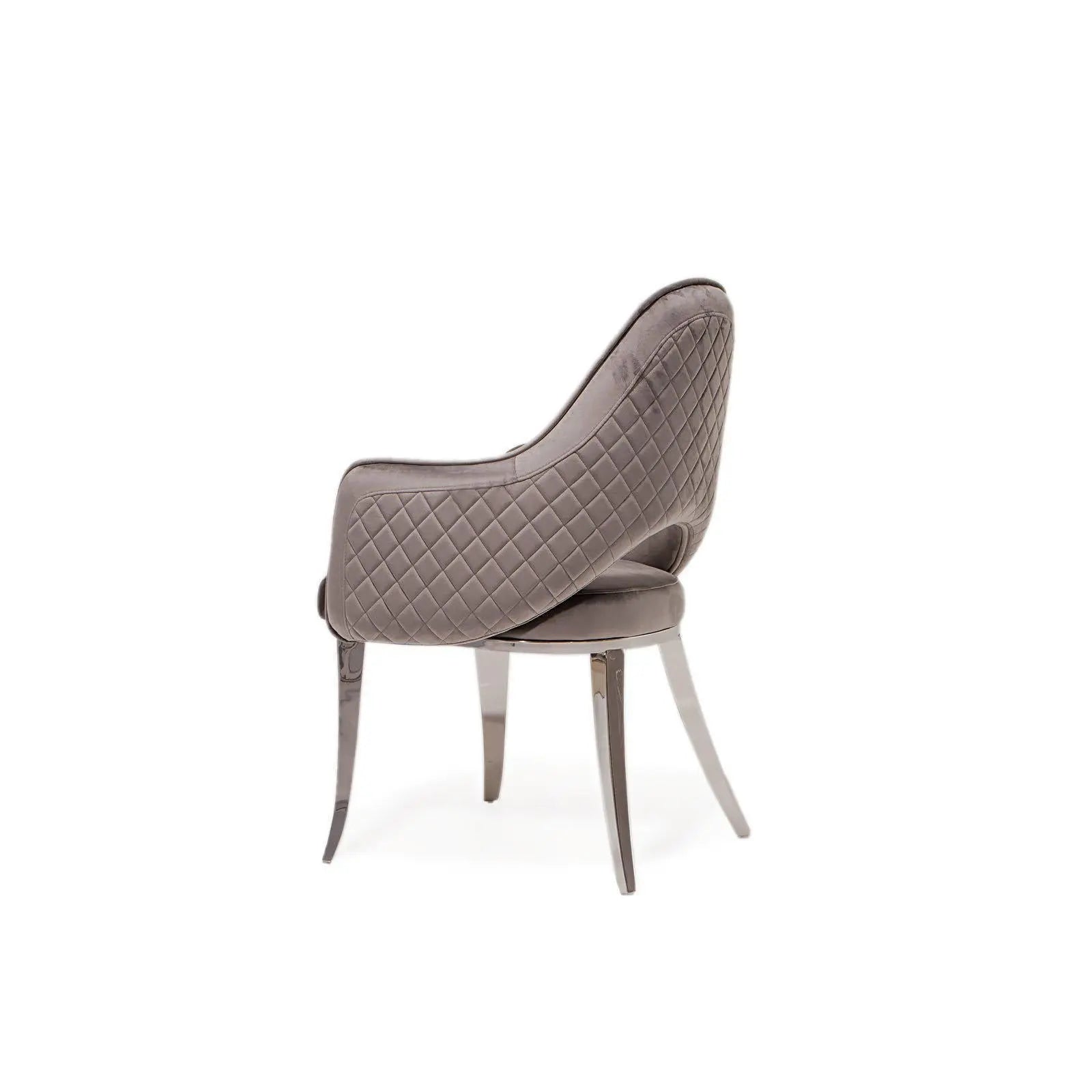 Alegra Silver Gray Roberto Grassie Dining Chair