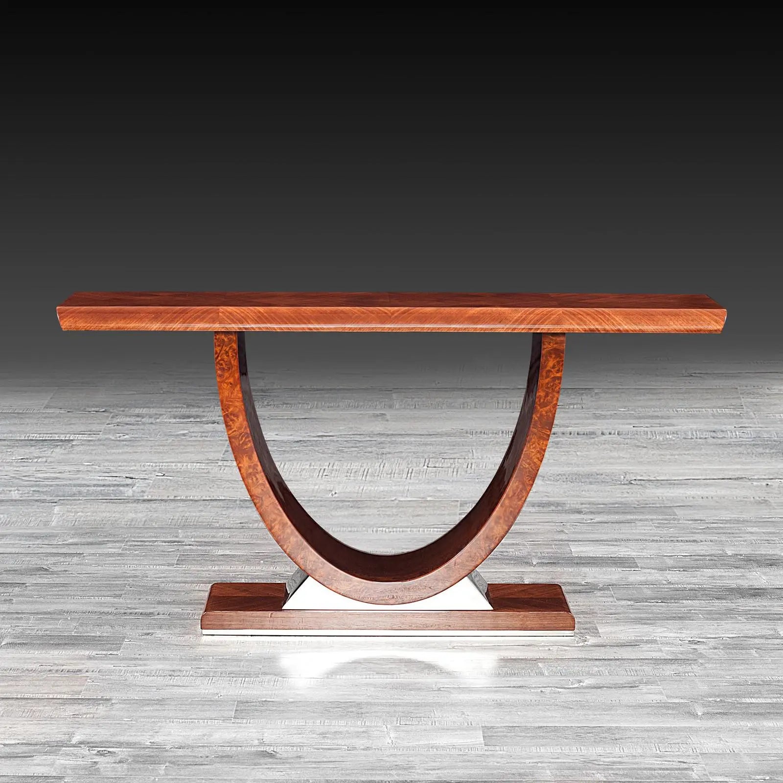 Aliosso Brown Modern Console Table
