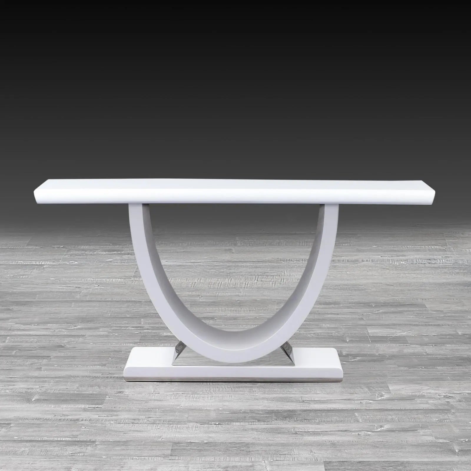 Aliosso White Modern Console Table