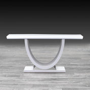 Aliosso White Modern Console Table