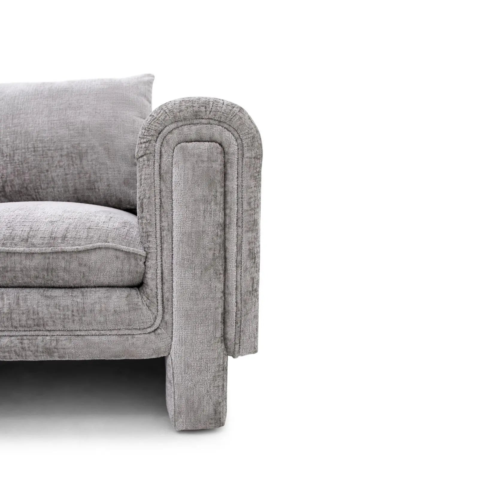 Andrea Dark Gray Modern Sofa Set