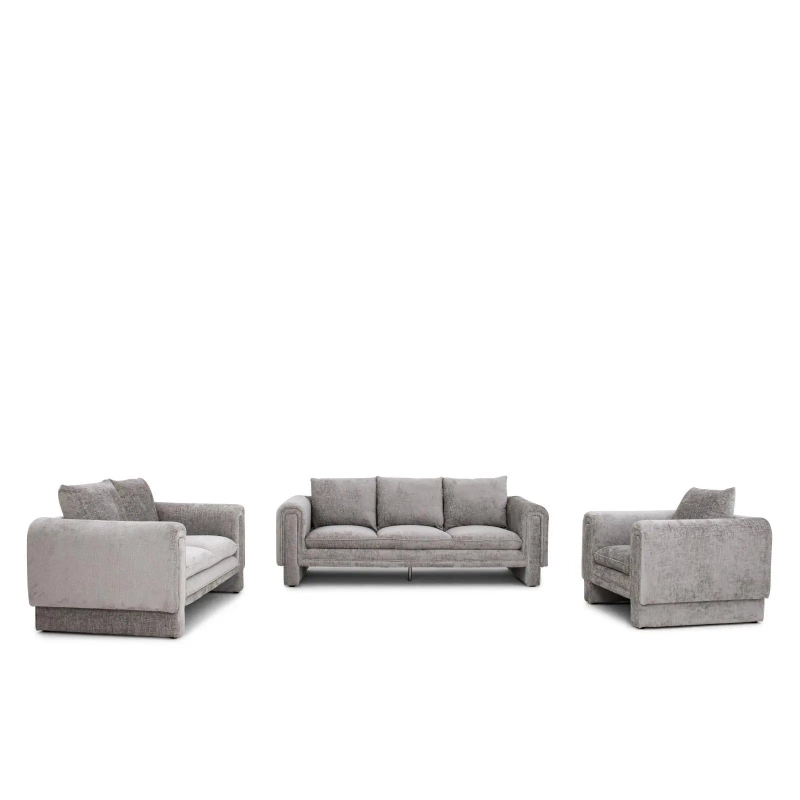 Andrea Dark Gray Roberto Grassie Sofa Set