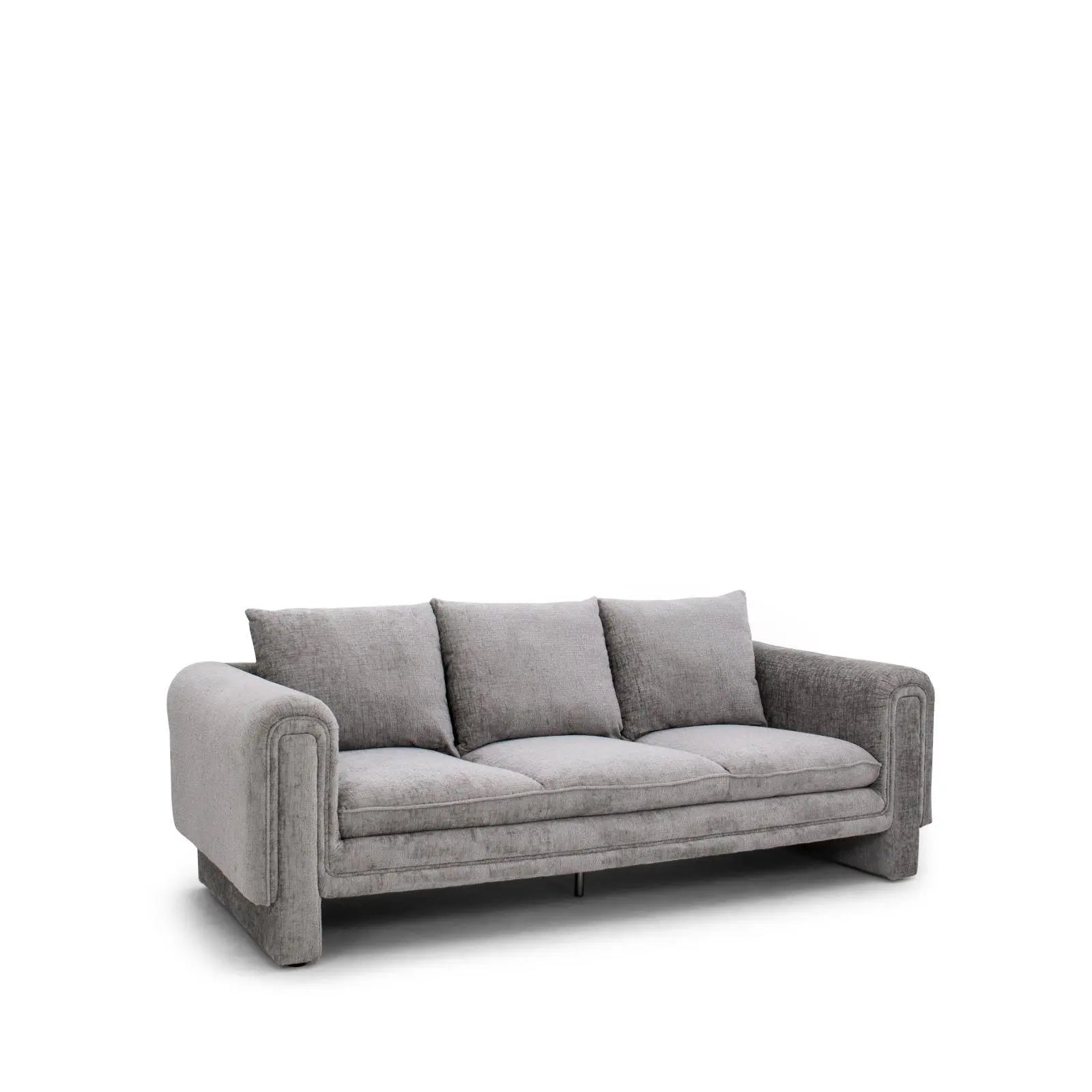 Andrea Dark Gray Stylish Sofa Set