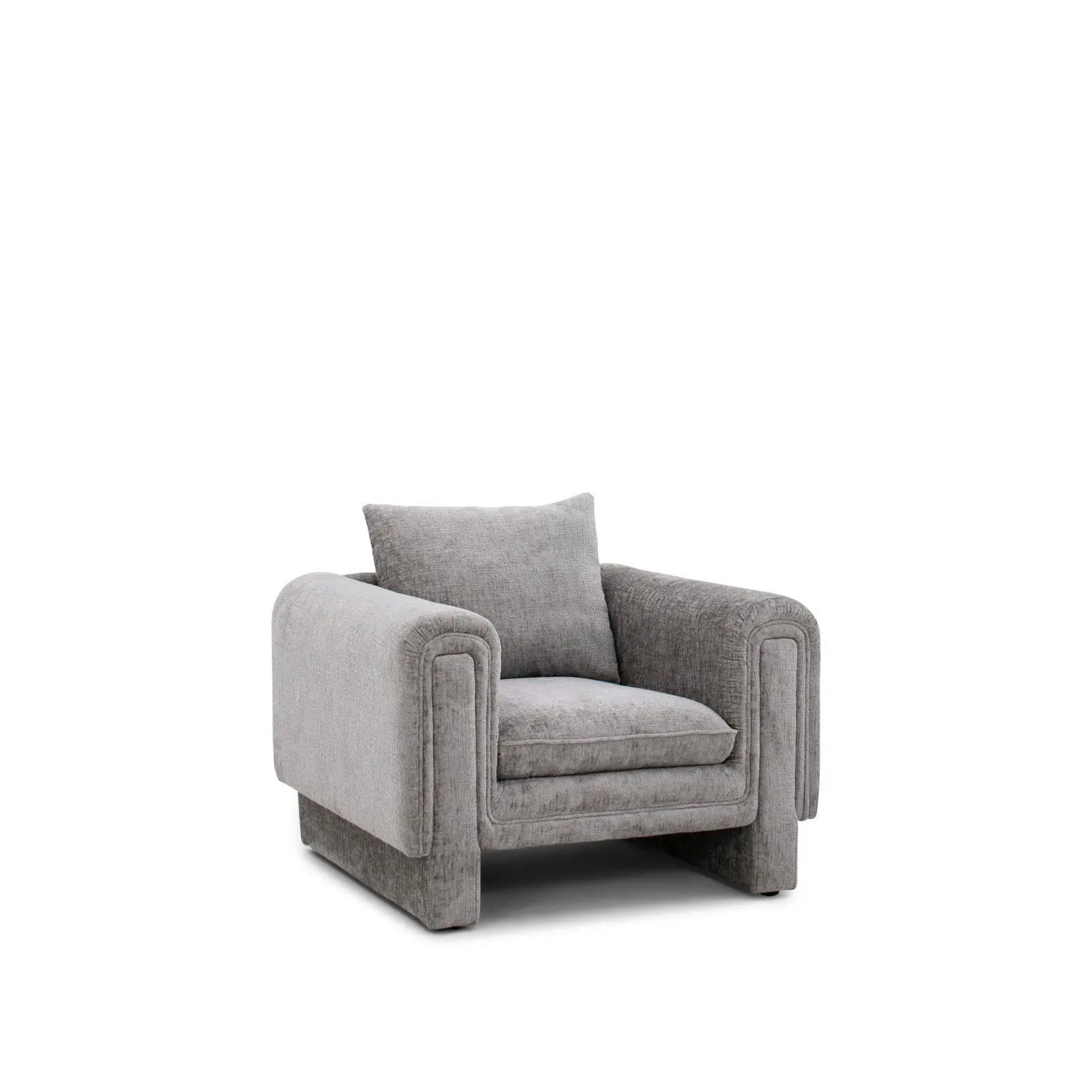 Andrea Dark Gray Stylish Sofa Set