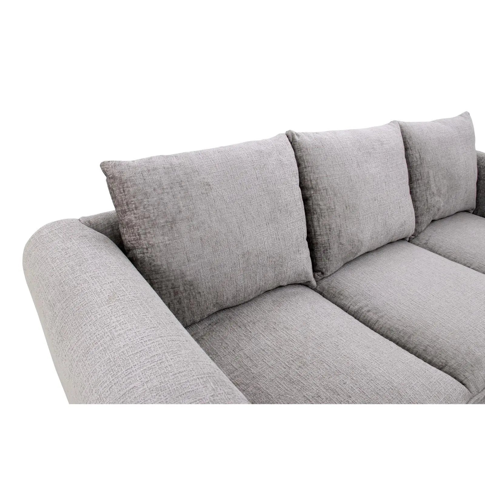 Andrea Dark Gray Stylish Sofa Set