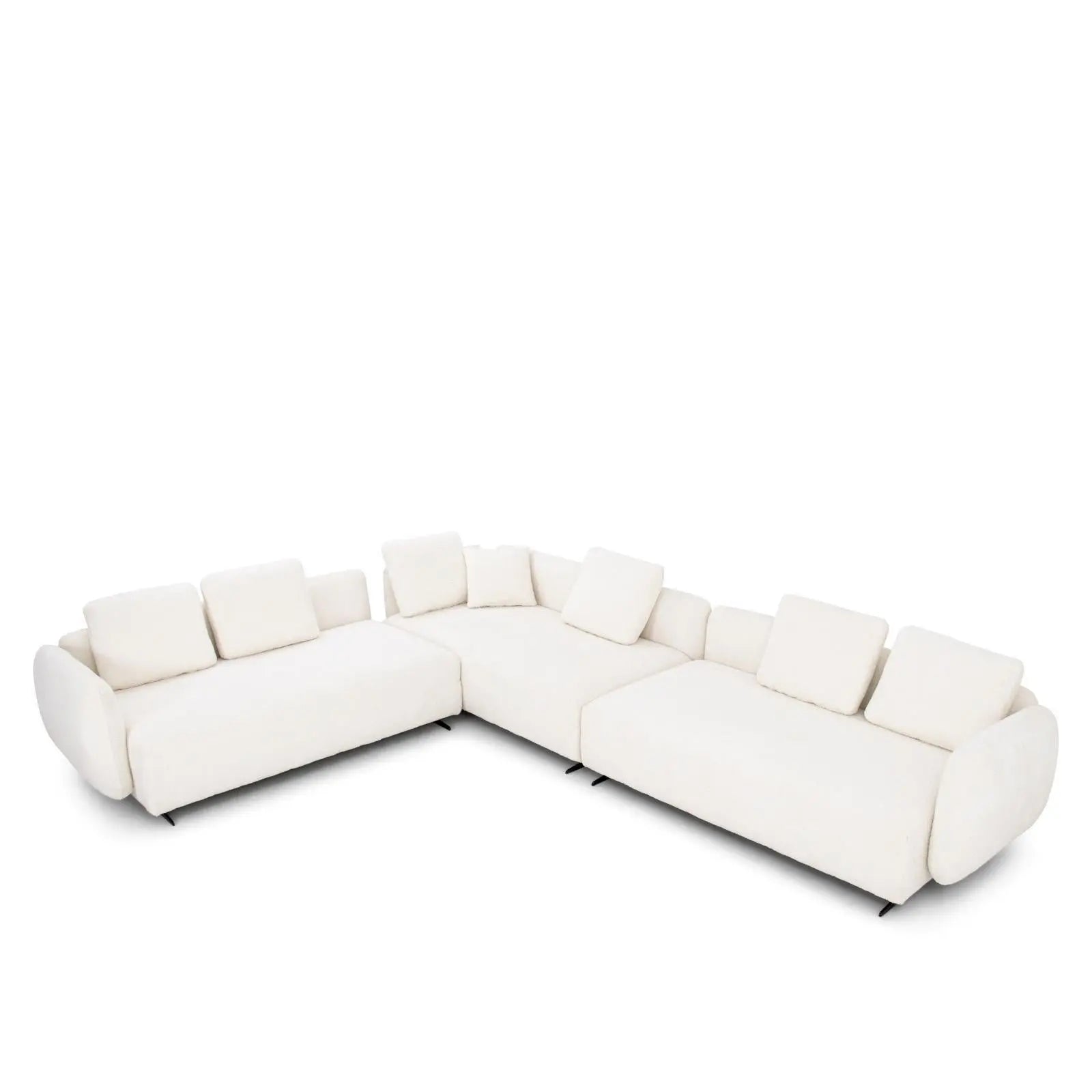 Antonio White Modern Sectional