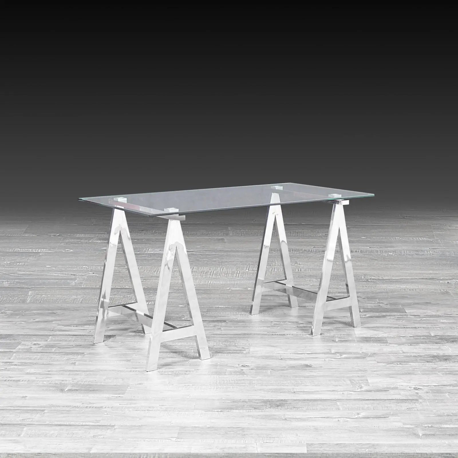 Arch Glass Stylish Office Desk