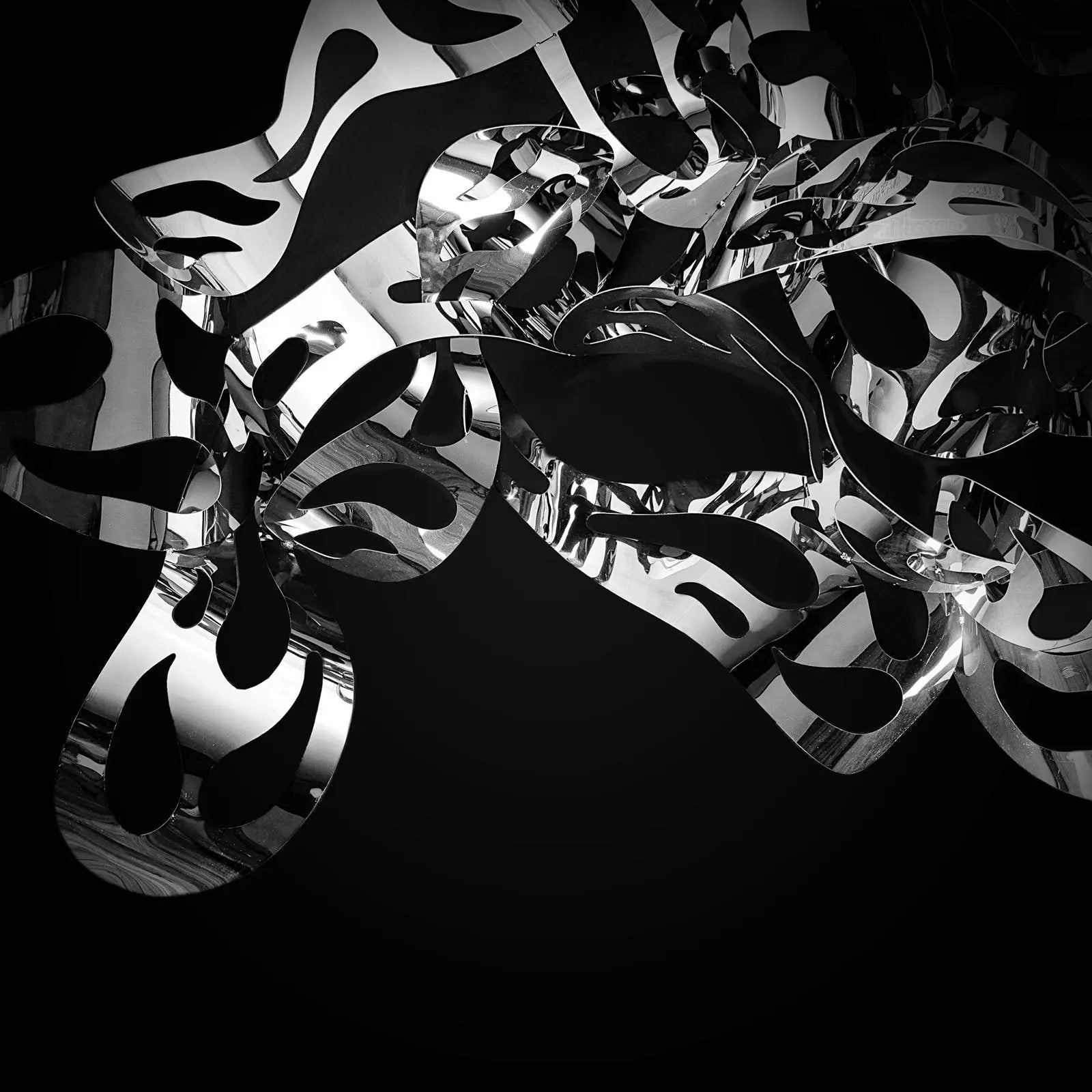 Aurora Silver Modern Wall Art