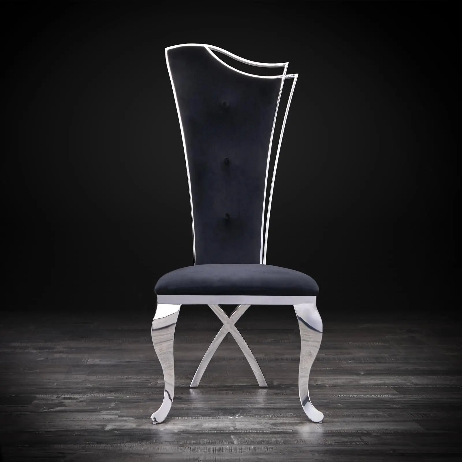 Belladona Black Modern Dining Chair