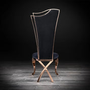 Belladona Vel Black RG Luxury Dining Chair