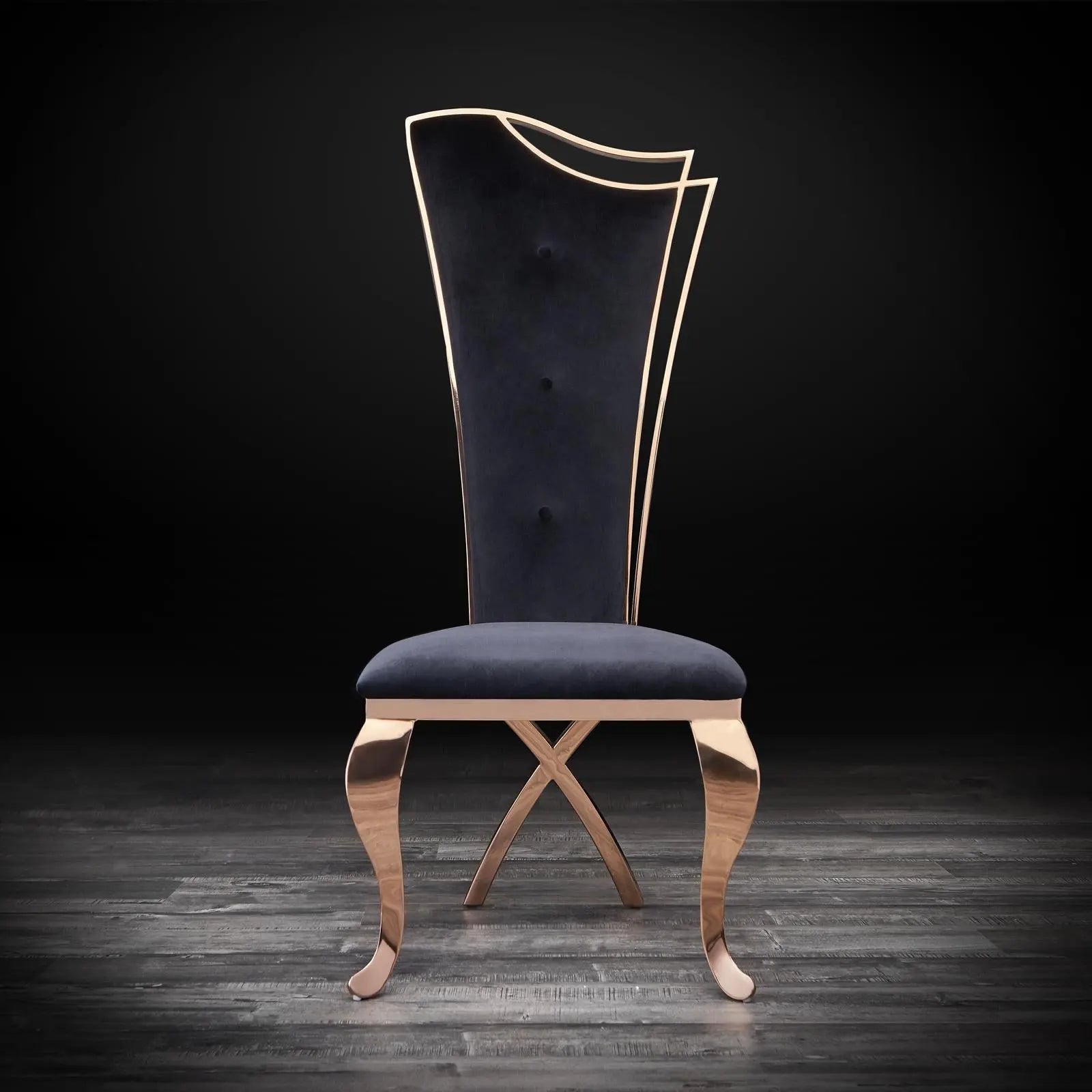 Belladona Vel Black RG Modern Dining Chair