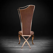 Belladona Vel Brown RG Luxury Dining Chair