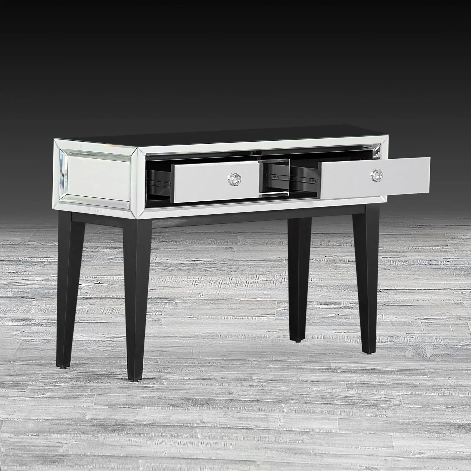 Beverly Mirrored Roberto Grassie Console Table