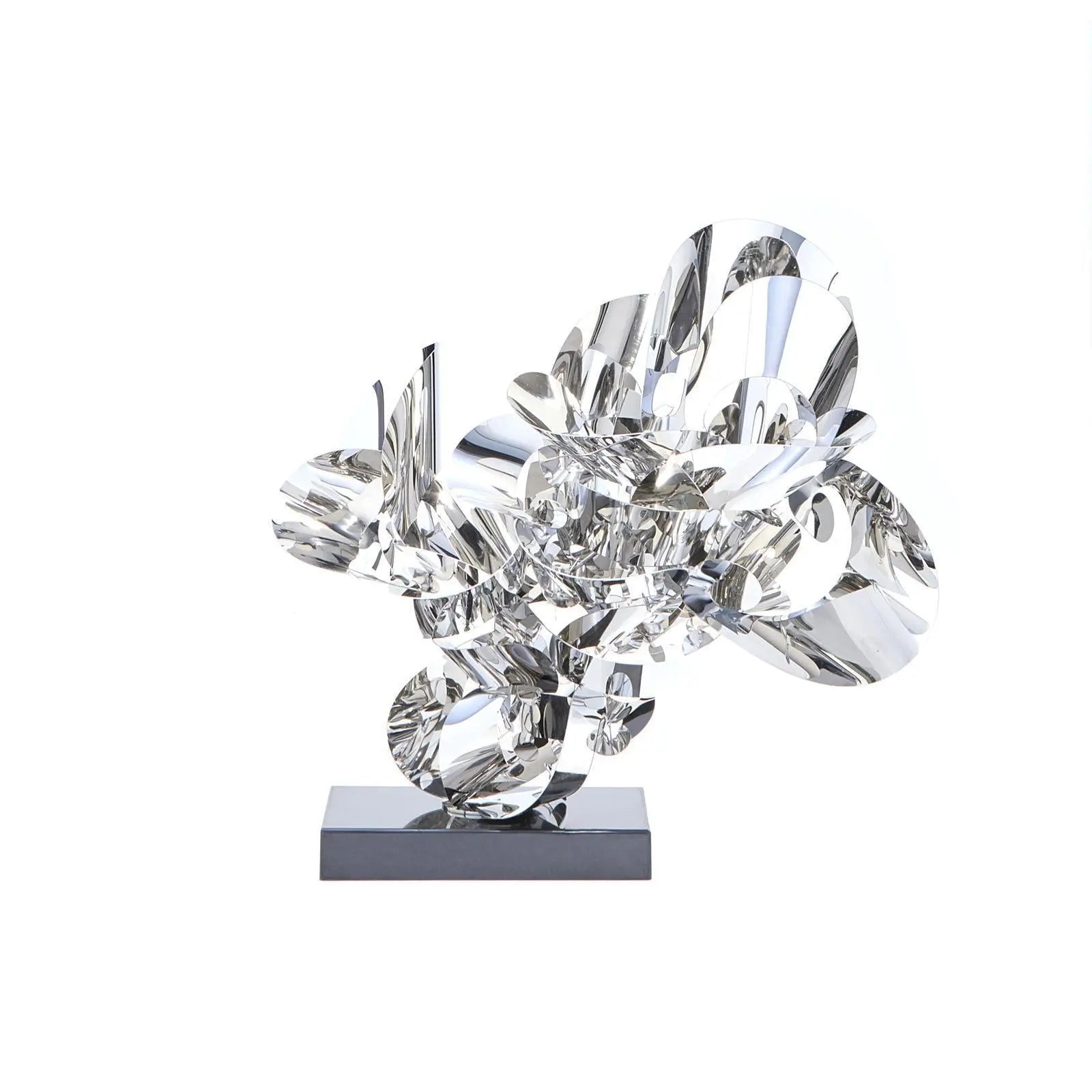 Blooming Silver Sculpture