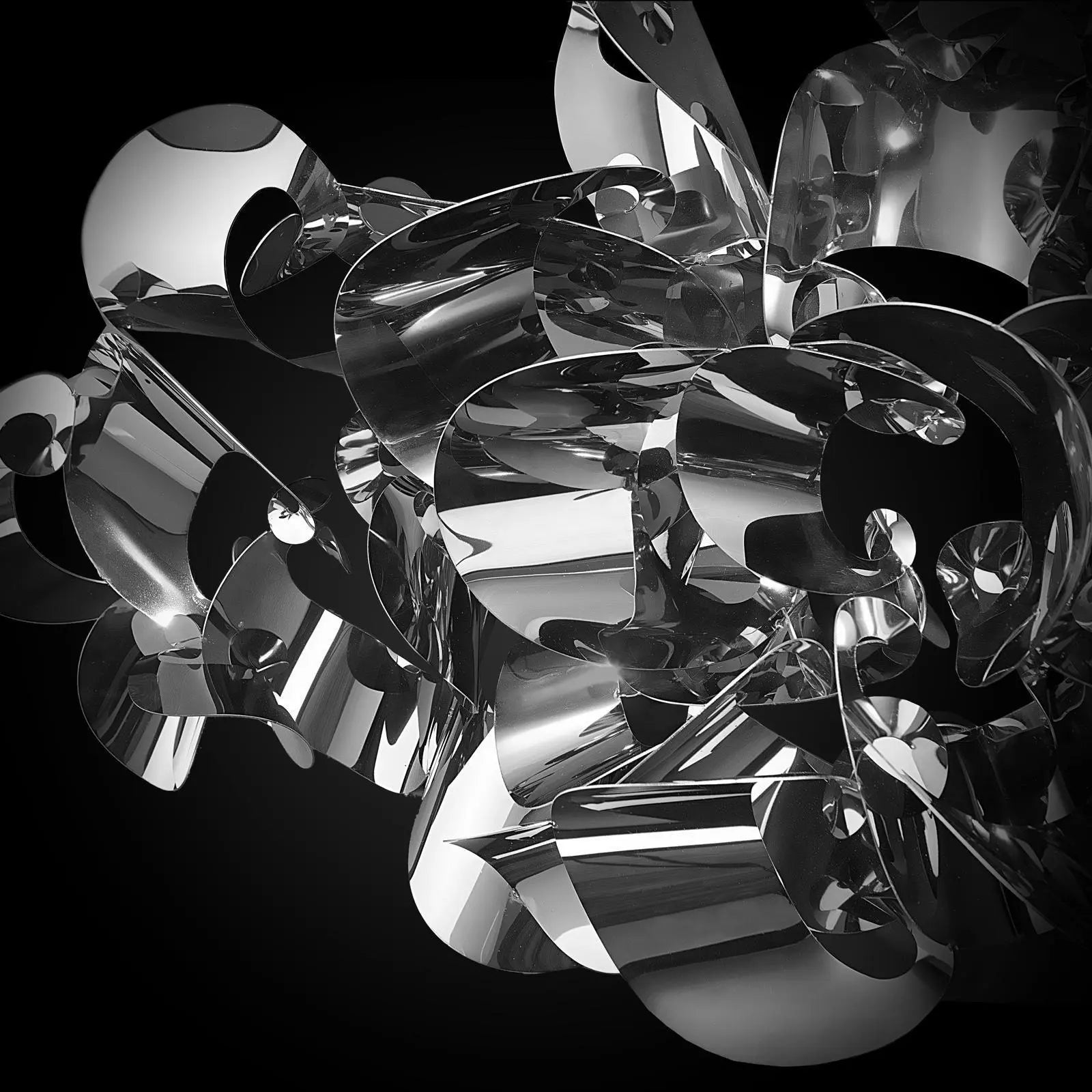 Blooming Silver Stylish Wall Art