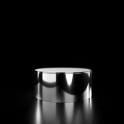 Bottini Large Coffee Round Smoked Black And White Front