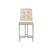 Cameron Silver Beige Counter Stool RG
