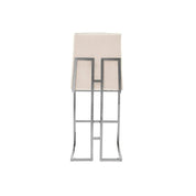 Cameron Silver Beige Modern Bar Stool