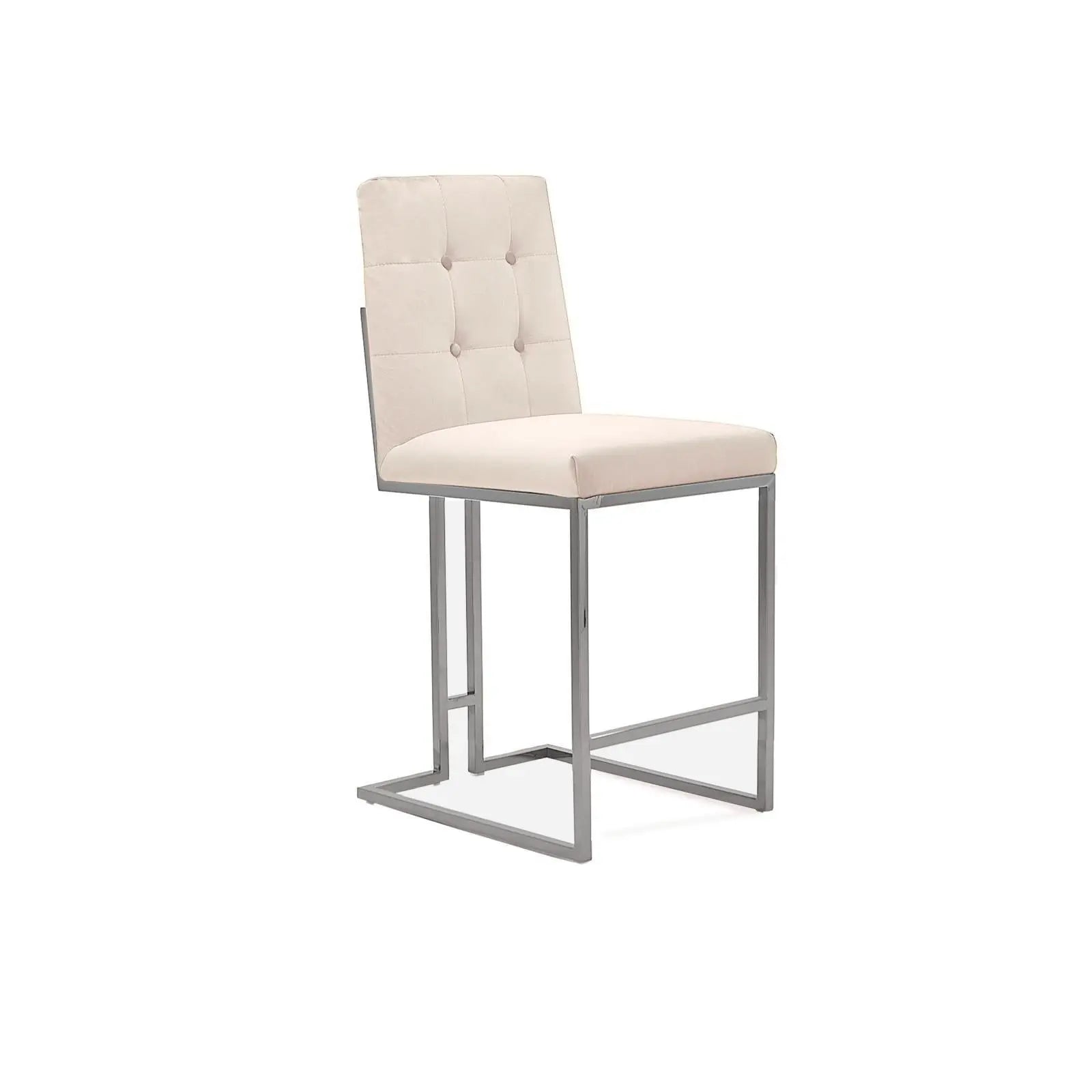 Cameron Silver Beige Stylish Counter Stool RG