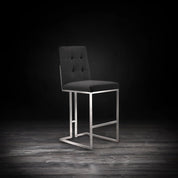 Cameron Silver Black Stylish Bar Stool RG