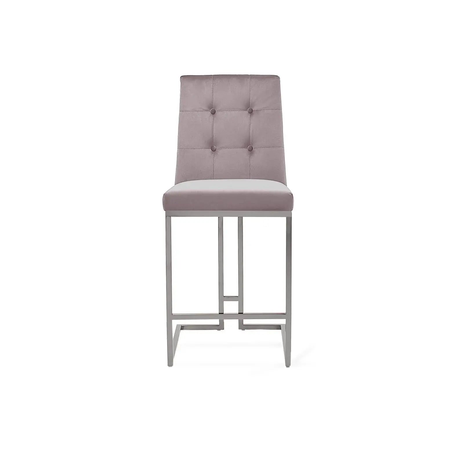 Cameron Silver Gray Counter Bar Stool RG