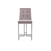 Cameron Silver Gray Counter Bar Stool RG