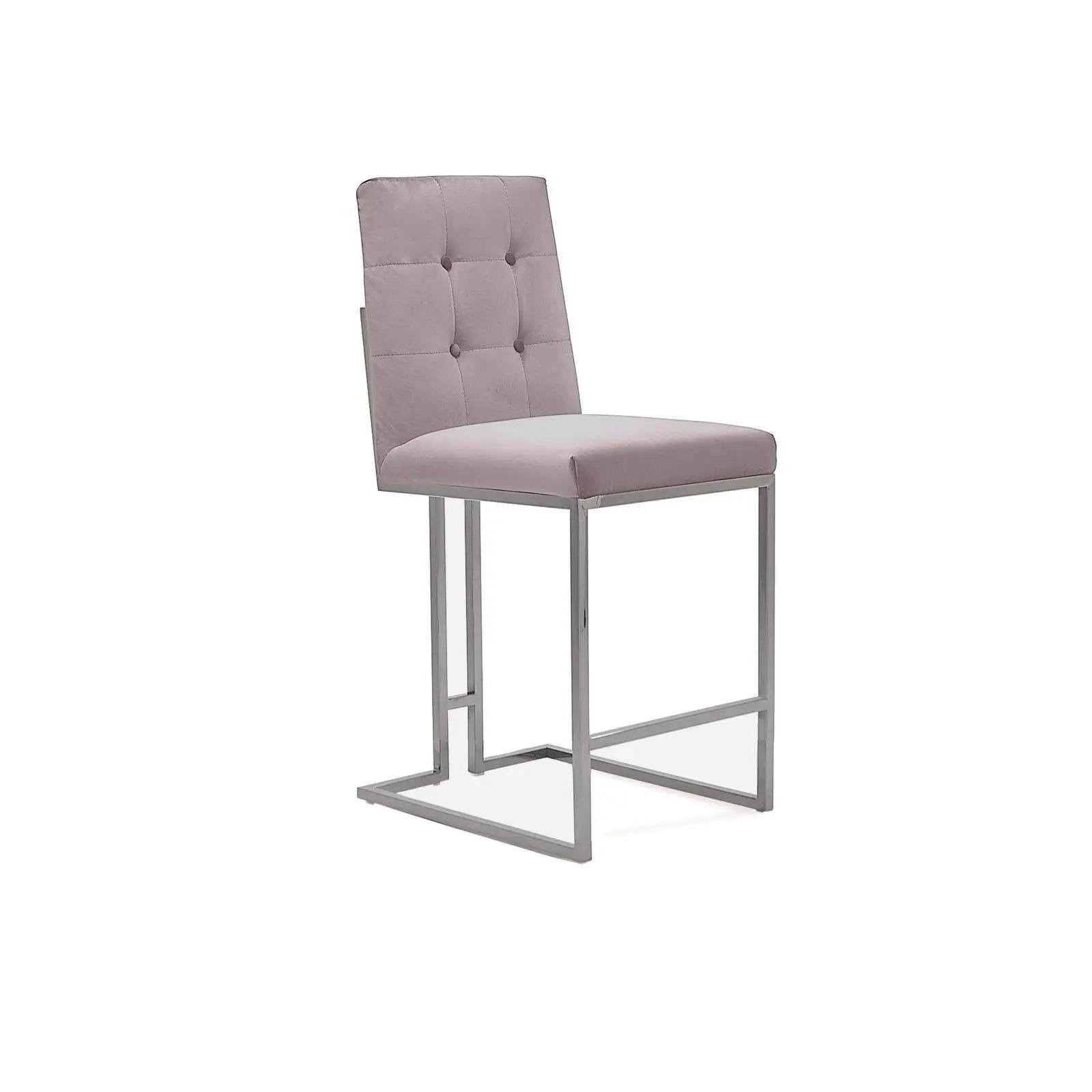 Cameron Silver Gray Counter Stylish Bar Stool RG
