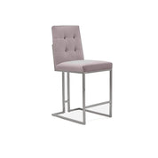 Cameron Silver Gray Counter Stylish Bar Stool RG