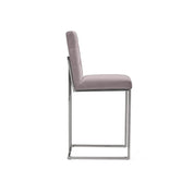 Cameron Silver Gray Roberto Grassie Bar Stool RG