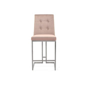 Cameron Silver Taupe Counter Bar Stool RG