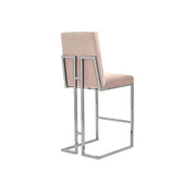Cameron Silver Taupe Luxury Bar Stool RG